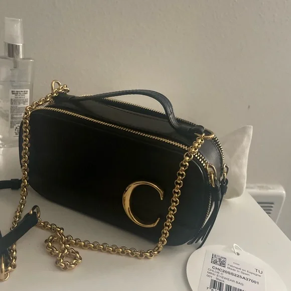 Chloe vanity bag black